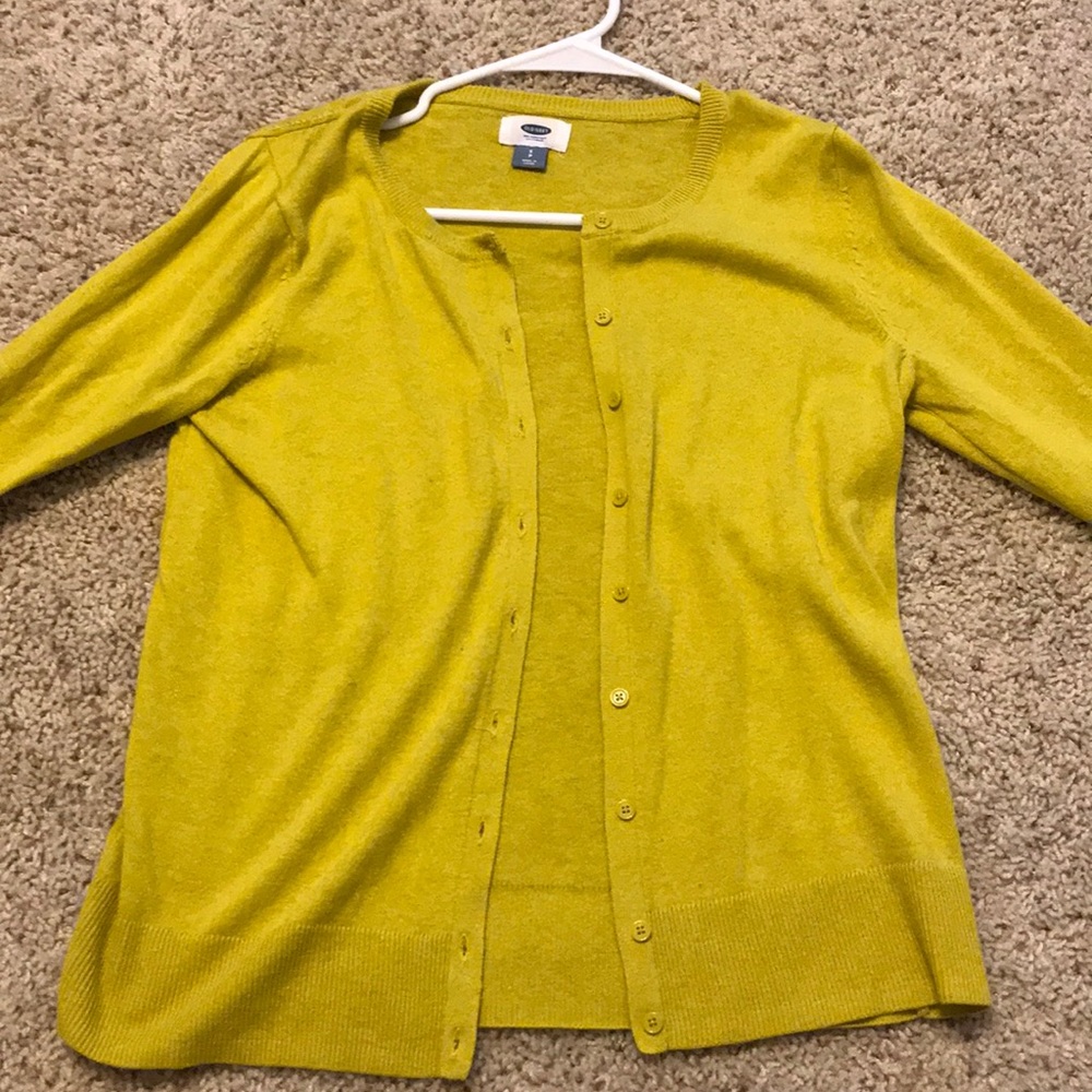 Gold/yellow old navy cardigan